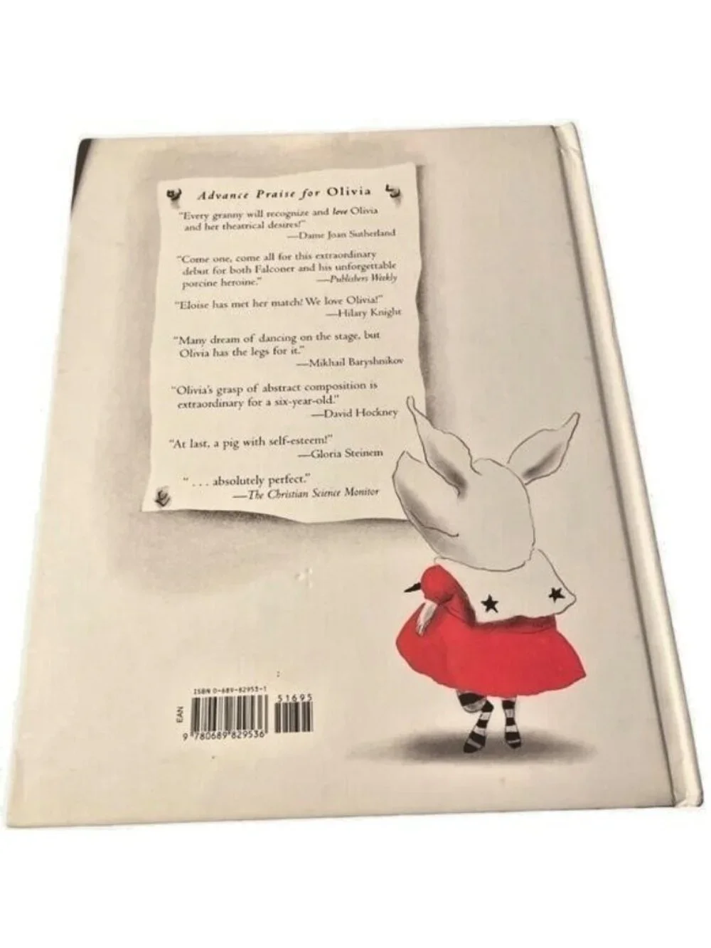 Vintage Olivia Pig Hardcover Childrens Book By Ian Falconer Atheneum Books 2000